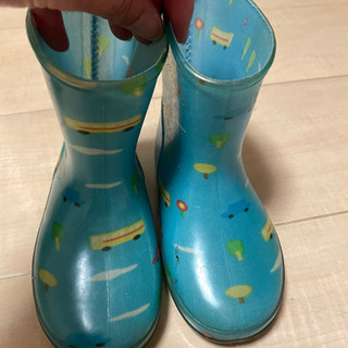 【ネット決済】長靴　レインブーツ　車柄　15cm 幼稚園