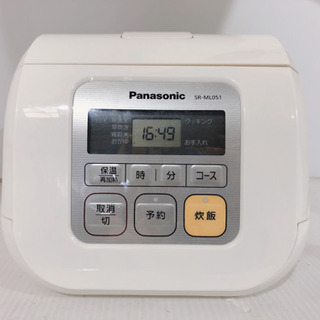 ②　【516M4】Panasonic 電子ジャー炊飯器 3合炊 ...