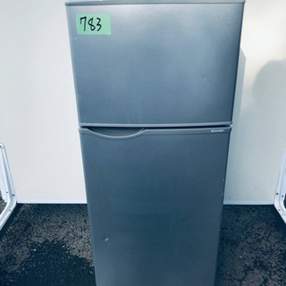 ①783番 シャープ✨ノンフロン冷凍冷蔵庫✨SJ-H12Y-S‼️