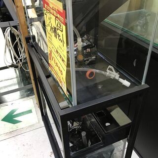 引取限定】水槽 セット 台付き 中古品 横幅600高さ350奥行270【小倉南 