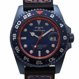【新品】 TECHNOS テクノス クロノ メンズ腕時計T257...