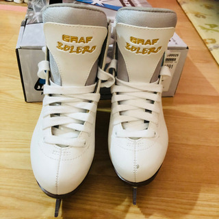 スケートシューズ Graf スケート靴 白 20cm