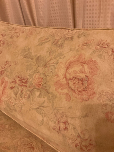 ETHAN ALLEN 花柄　ソファ