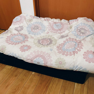 【ネット決済】美品　シングルサイズ　ベッドマット&掛け布団セット