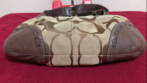 5MKO356  袋付き！  COACH ショルダーバッグ 大きめ ブラウン