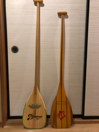 アウトリガーカヌー パドル