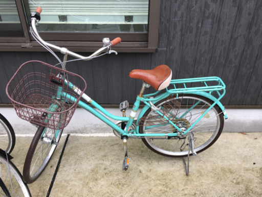 Simple style Fiona 24inch 6段変速 ターコイズカラー