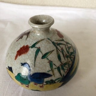 古九谷の花瓶