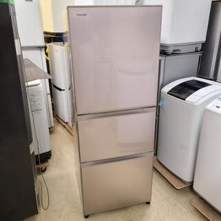 高年式2018年！東芝3ドア！自動製氷！人気のホワイト！ TOSHIBA（東芝） 中古 340L 自動製氷機能搭載 3ドア冷蔵庫 GR-34ZX
