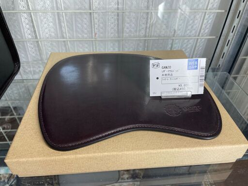 GANZO　レザーマウスパッド　未使用品　タンニンレザー