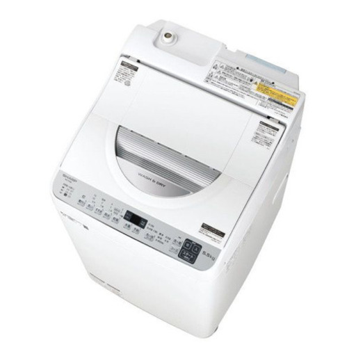 【SHARP】全自動縦型洗濯機　乾燥機付き