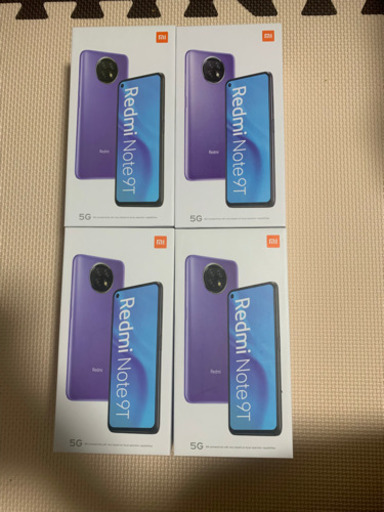 新品Xiaomi Redmi Note9T 4台まとめ売り