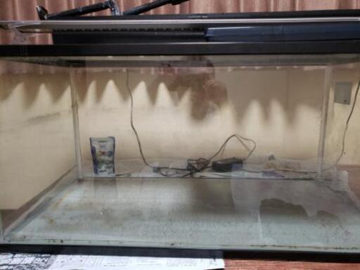 水槽900 ガラスコトブキ　スーパーターボZプラス　エアーポンプ6000　プロホースなどセット⑦値引き交渉可能