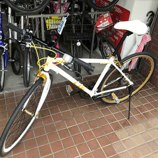 700c 軽量アルミフレーム　7speed　ホワイト