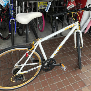 700c 軽量アルミフレーム 7speed ホワイト