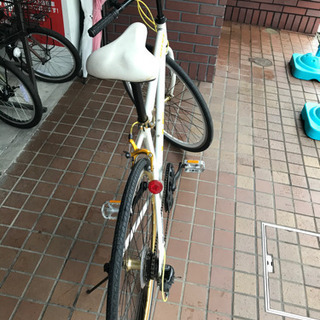 700c 軽量アルミフレーム 7speed ホワイト