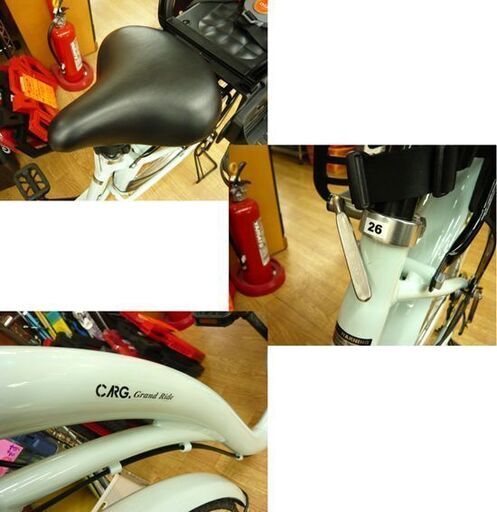 asahi/あさひ シティサイクル 26インチ 自転車 カーググランド 3段 