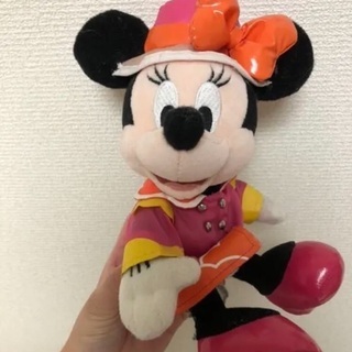 【ネット決済・配送可】ディズニー　ミニー　ぬいぐるみ