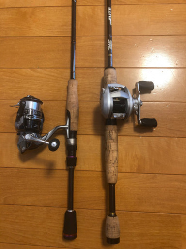 バス釣り　タックルセット　ベイト　スピニング