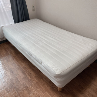 【ネット決済】無印良品　マットレス付き　シングルベッド　