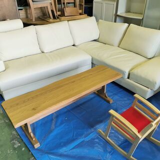 ラッソ カウチソファ L字 ホワイト アイボリー系 白 革 レザー調 売れ筋 2500×2000