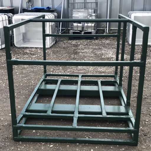 【回転フォーク用鉄枠】1,000Lジャンボックス用★受注生産★千葉市内直接引き取り可 回転フォーク用鉄枠】1,000Lジャンボックス用☆受注生産☆千葉市内直接