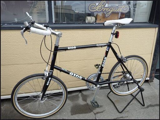 新札幌発 GIOS MIGNON 20インチ自転車 8段切り替え マットブラック スタンド付