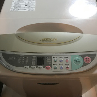 ［取引完了］洗濯機 0円　(SANYO ASW-UP60A)