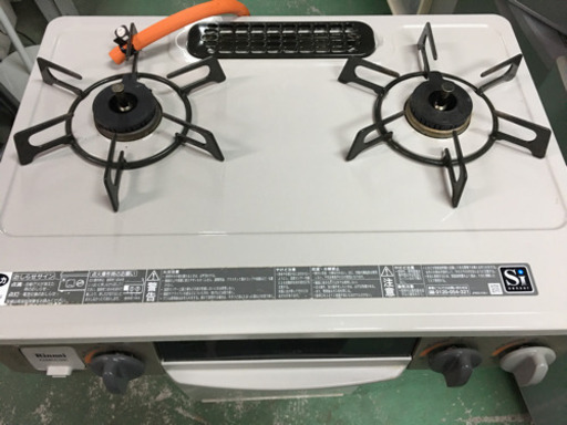 ■リンナイ ガスコンロ LPガス用 2017年製 KGM563BEL■Rinnai プロパンガステーブル