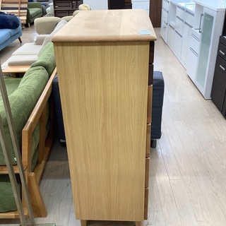 ナチュラル×ダークブラウン 6段チェストをご紹介！