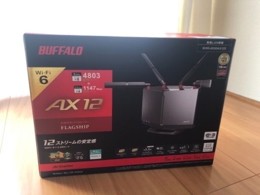 《新品・未使用・未開封》WXR-6000AX12S　バッファロー