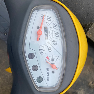 レッツ4 FI車 CA45A 岡山倉敷 セル1 原付き