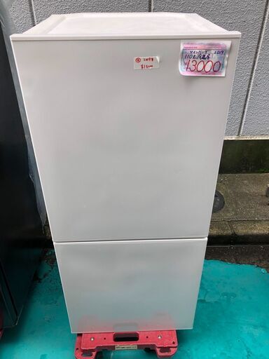 ☆中古激安！　TWINBIRD 　ツインバード　110ℓ　２ドア　ノンフロン冷蔵庫　2019年製　HR-E911型　幅48㎝ｘ奥行き52㎝ｘ高さ109㎝　【KBE039】　￥13,000！！