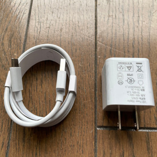 USB充電器　Type CケーブルとACアダプター