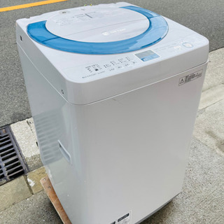 シャープ 洗濯機 7kg 2013年製造 14000 円