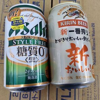 【ビール8缶】キリン一番搾り&アサヒスタイルフリー