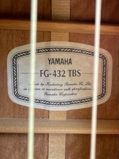 アコースティックギター ヤマハFG-432TBS