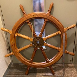 アンティーク　操舵輪　大