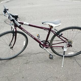 格安 中古自転車 28インチCHEVROLET 8280円 6段切替 安心の新規防犯登録料込です。