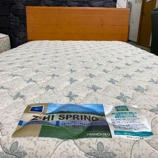 【愛品館 江戸川店】フランスベッド　セミダブルベッド＆ロータイプフレームセット　ID:153-017256-007　配送可　代引き配送可 