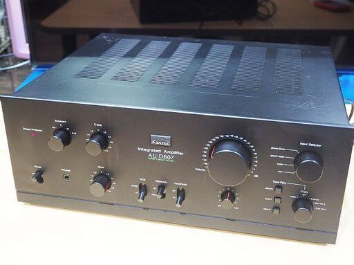 【苫小牧バナナ】指定業者にて整備済み サンスイ/SANSUI ワイドレンジ DCプリメインアンプ AU-D607 再生確認済み♪