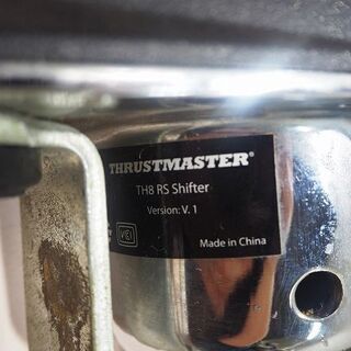 【苫小牧バナナ】スラストマスター/Thrustmaster ゲーミング用 シフトノブ シフター TH8RS Gearbox  動作OK♪
