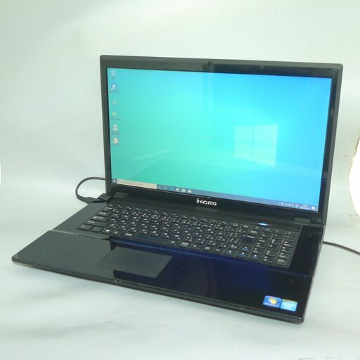 1台限定 送料無料 新品SSD搭載 ノートパソコン 中古良品 Windows10 17.3型 iiyama 17P1000-C-TRB Celeron 4GB DVDRW 無線LAN LibreOffice済
