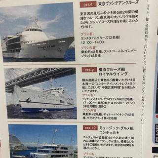 クルージグペアチケット