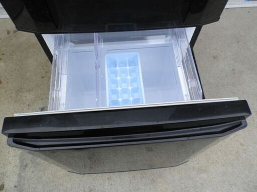 三菱MR-P15A２ドア ノンフロン冷凍冷蔵庫 ２０１７年 ブラック美品 無料配送（つくば市から２０キロまで）