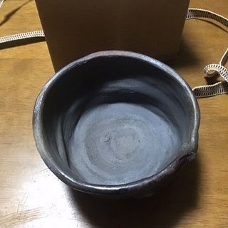 値下げ‼️ 島武己（1943〜）⓵南蛮荒焼き抹茶茶碗「本部阿弥陀古窯」「
