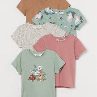 H&M  新品 キッズTシャツ 5枚セット