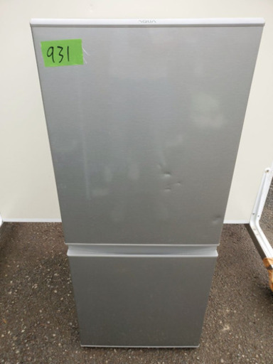 931番AQUA✨ノンフロン冷凍冷蔵庫✨AQR-13J‼️