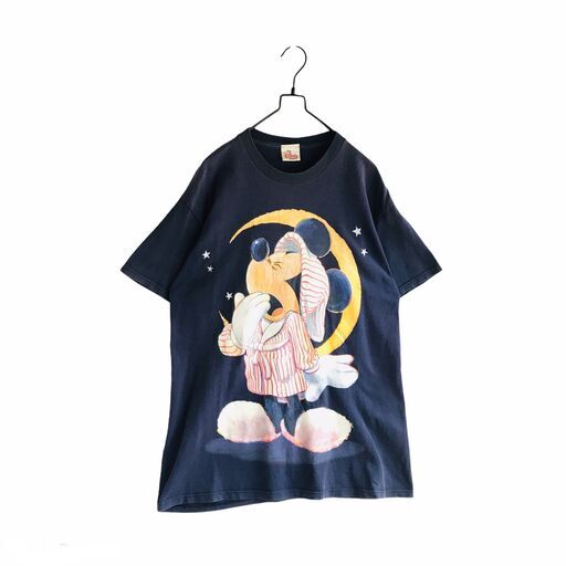 ディズニーストアtシャツミッキーマウス褪せ紺xl相当90s 古着クルーネック半袖 ビンテージ Tシャツ 90年代 ディズニー Disney 松本 北浦和のtシャツ メンズ の中古 古着あげます 譲ります ジモティーで不用品の処分