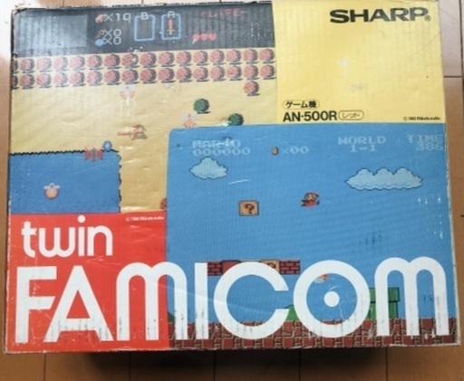 【箱付き】シャープ ツインファミコン AN500R レッド